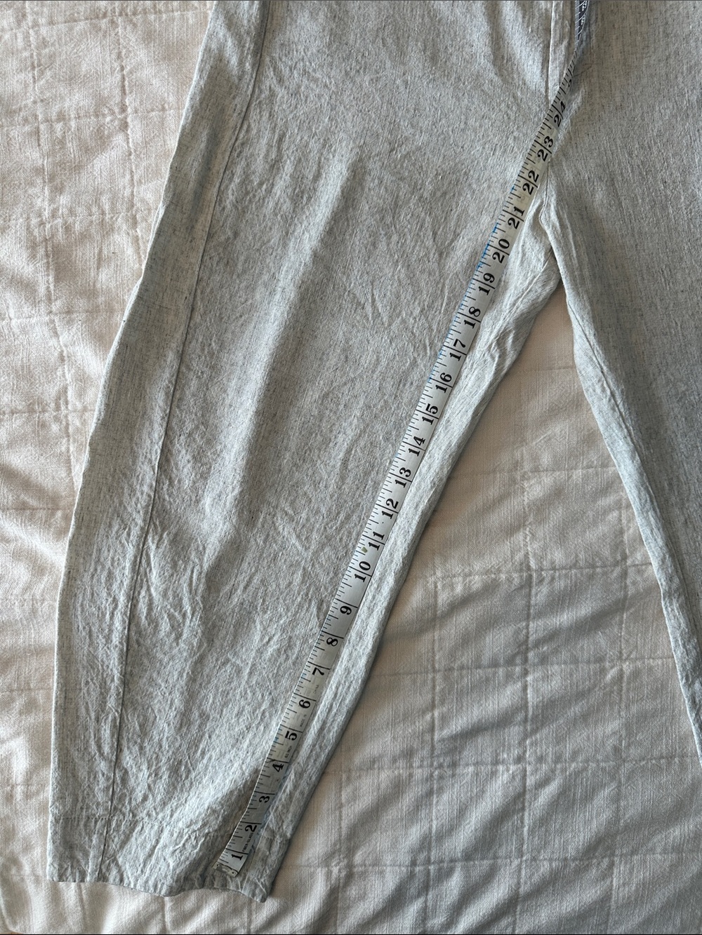 TRANSIT PAR-SUCH Barrel Leg Crop- Lightweight Linen Blend Pants - Made in Italy - Picture 9 of 10